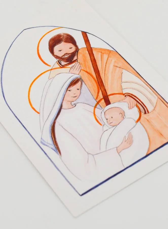Karte zur Taufe Die Heilige Familie von Nazareth (pic 3)