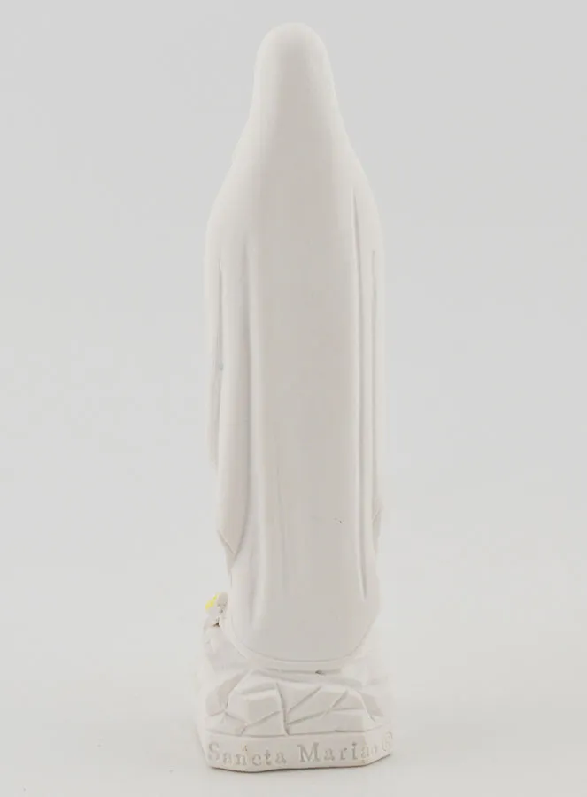 Figur Madonna Lourdes mit Gold Rosenkranz - 10 cm (pic 4)