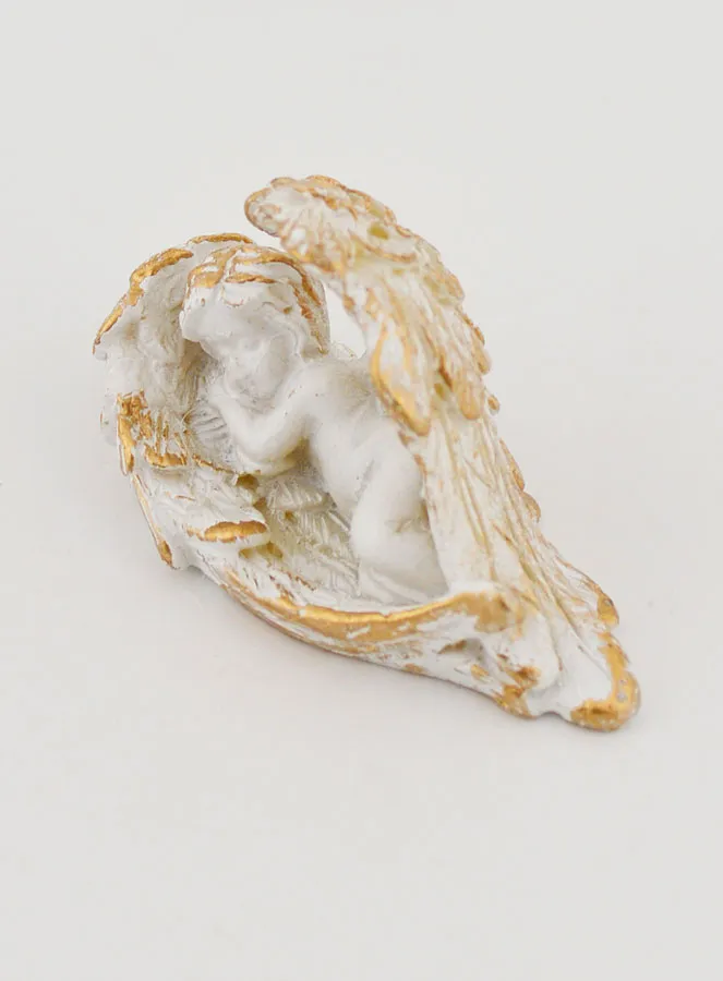 Figur Engel schläft in seinen Flügeln - 5 cm (pic 3)