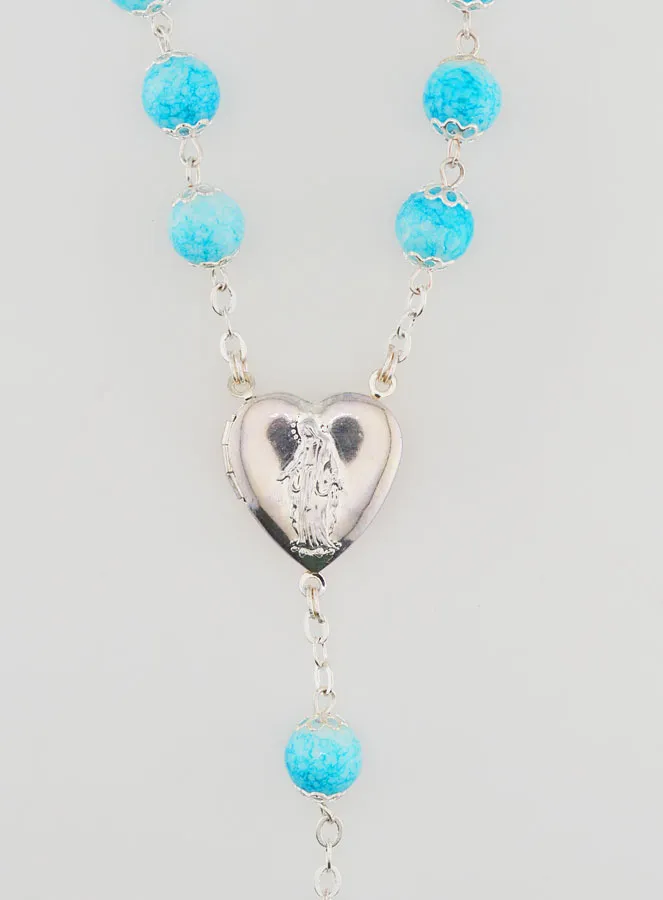 Rosenkranz Blau Fashion Blau Emaille (pic 4)