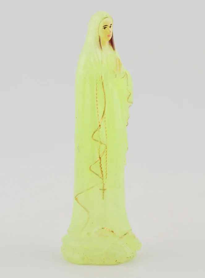 Figur Unserer Lieben Frau von Lourdes Fluoreszierend Leuchtend - 10 cm (pic 3)