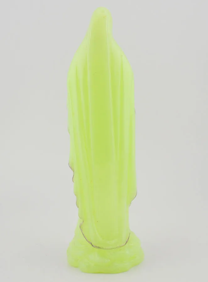 Figur Unsere Liebe Frau von Lourdes Fluoreszierend Leuchtend - 18 cm (pic 4)