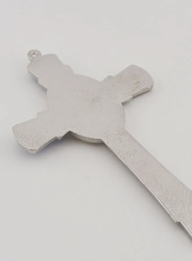 Lourdes Kreuz Blau 10 cm - Münze Erscheinung Maria von Lourdes (pic 4)