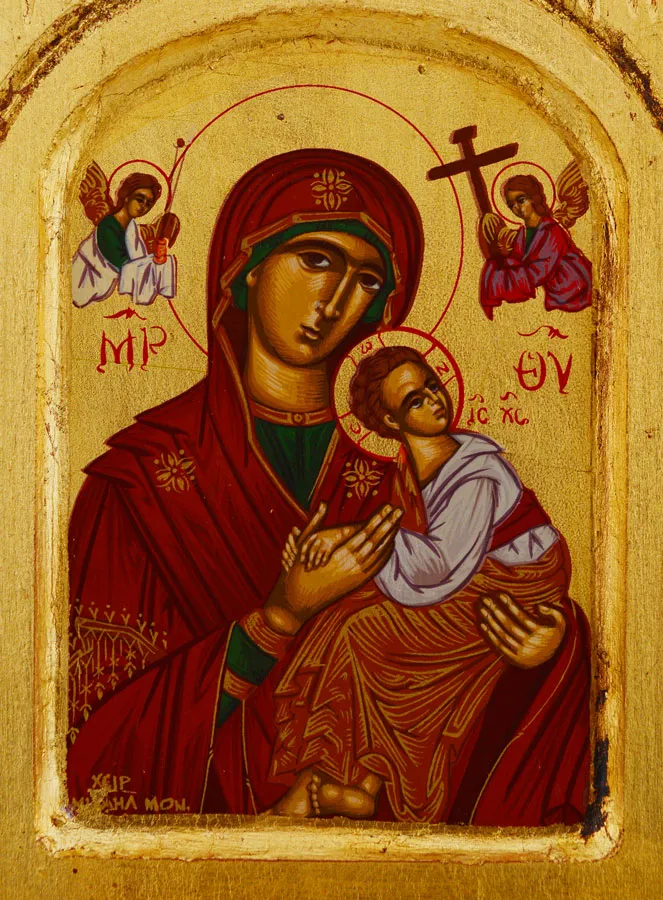 Triptychonikone Maria von der Immerwährenden Hilfe 26 cm (pic 4)