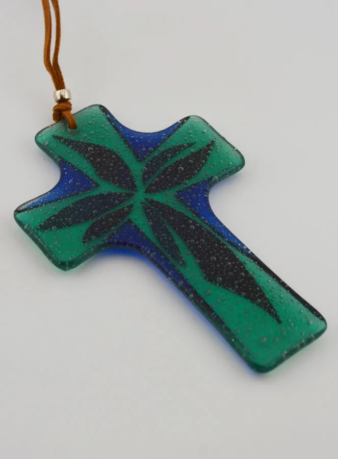 Handgefertigtes Glas Kreuz (pic 4)