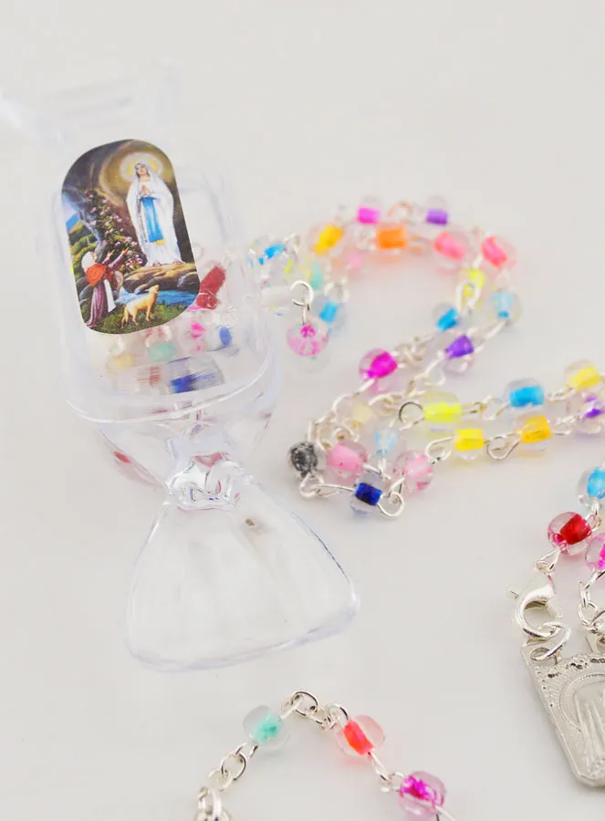Kommunion Rosenkranz Glas-Perle (pic 3)