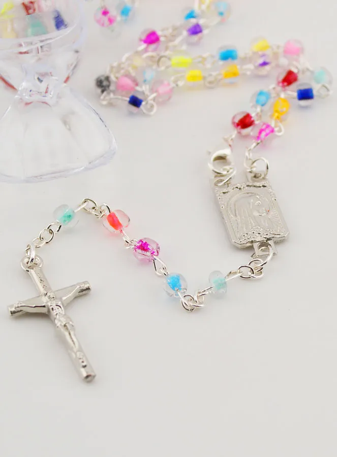 Kommunion Rosenkranz Glas-Perle (pic 4)