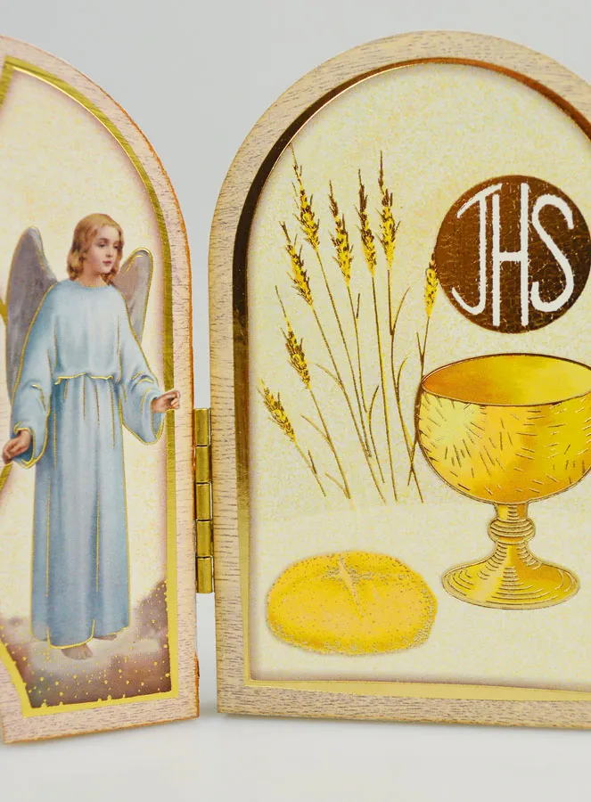 Ikone Triptychon Andenken an die erste hl. Kommunion Junge (pic 4)