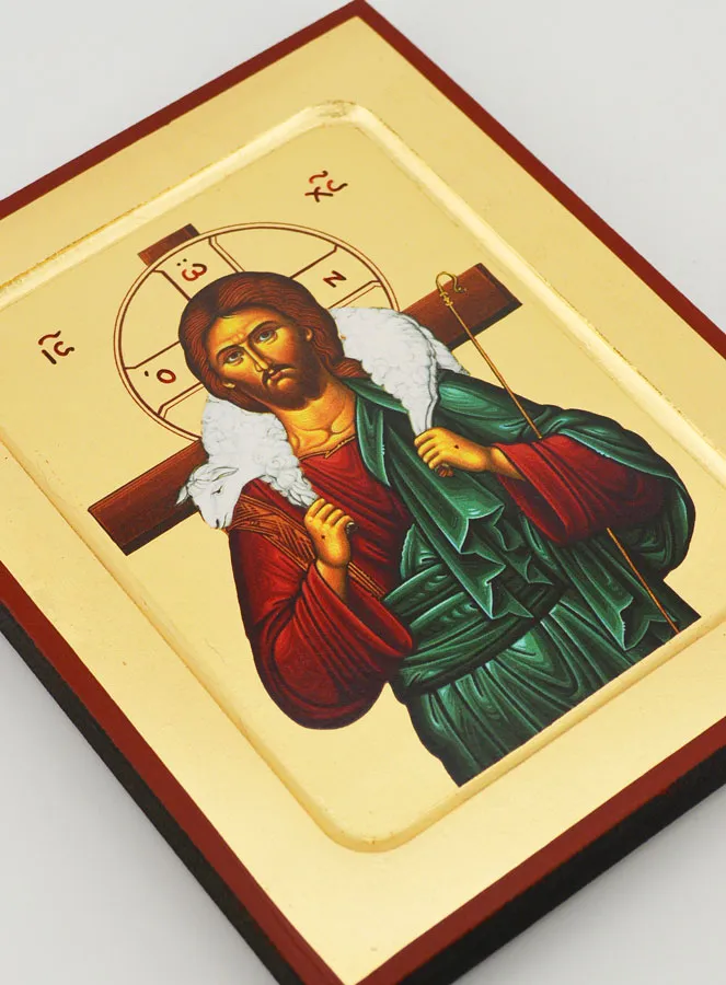Byzantinische Ikone Jesus Christus guter Hirte (pic 3)
