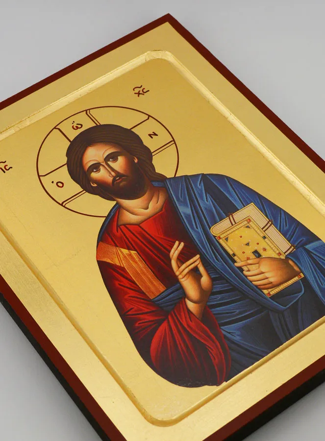 Ikone Christus Pantokrator in Blattgold (pic 3)