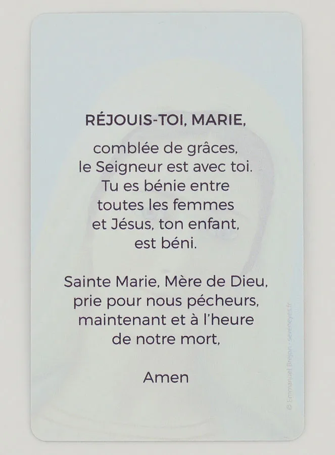 Gebets-Karte Freu dich Maria (pic 4)