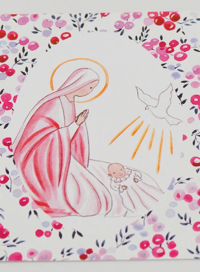 Taufbild Maria und Heilige Geist Taube (pic 2)