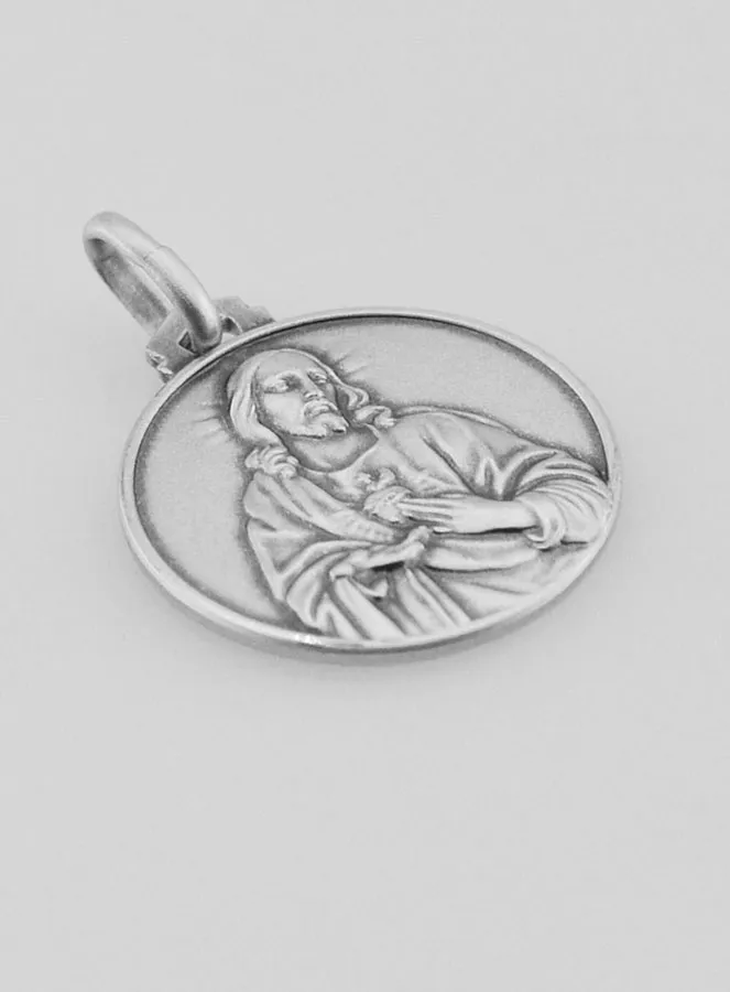 Anhänger zur Taufe Herz Jesu 925er Silber - 18mm (pic 3)