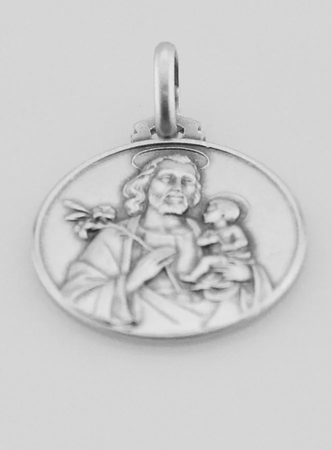Anhänger zur Taufe hl Josef aus 925er Silber (pic 2)