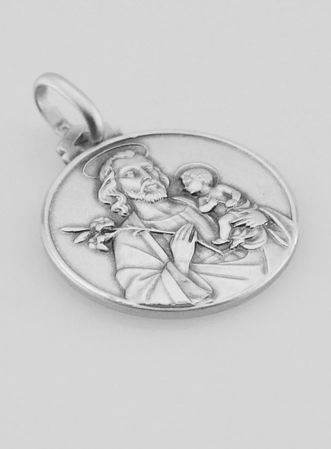 Anhänger zur Taufe hl Josef aus 925er Silber (pic 3)