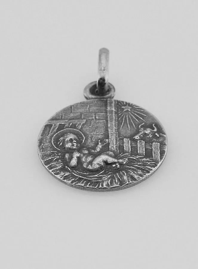 Tauf-Anhänger Geburt Christi 925er Sterling Silber (pic 2)