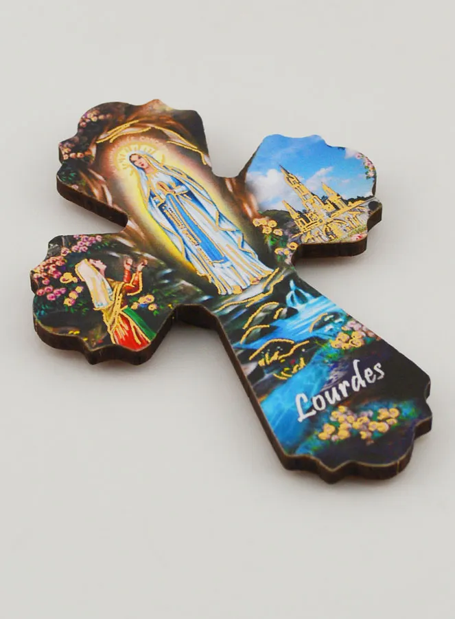 Magnet Kreuz Maria von Lourdes (pic 3)