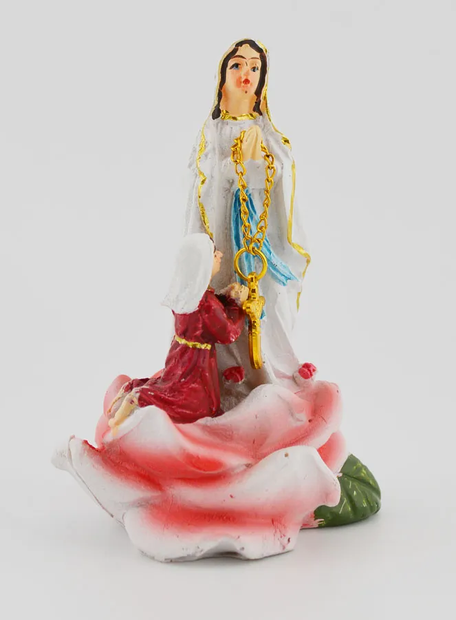 Figur Gottesmutter von Lourdes und hl Bernadette - 9 cm (pic 3)