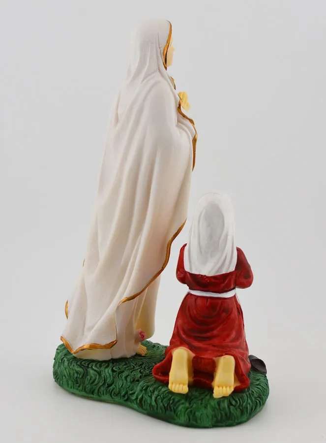 Figur Madonna von Lourdes und Hl Bernadette - 18 cm (pic 4)