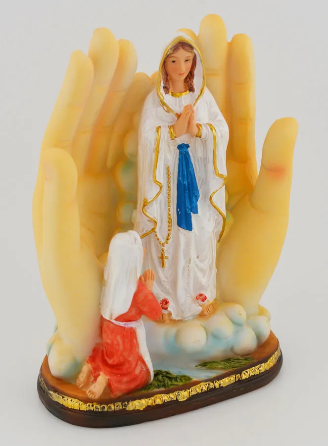 Figur mit Beleuchtung Maria von Lourdes - 14 cm (pic 3)