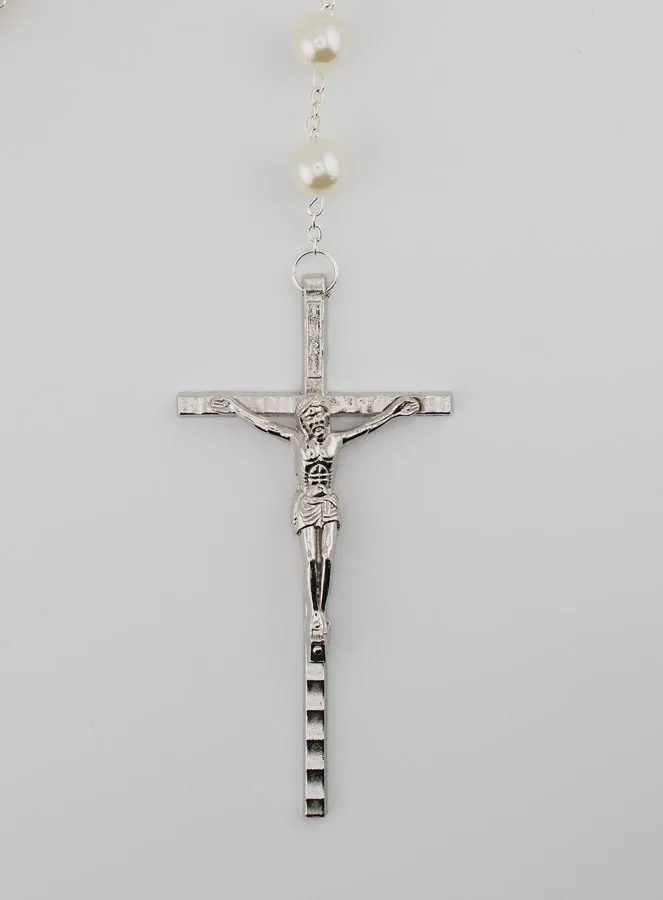 Langer Rosenkranz aus Perlmutt-Perlen 80 cm (pic 3)