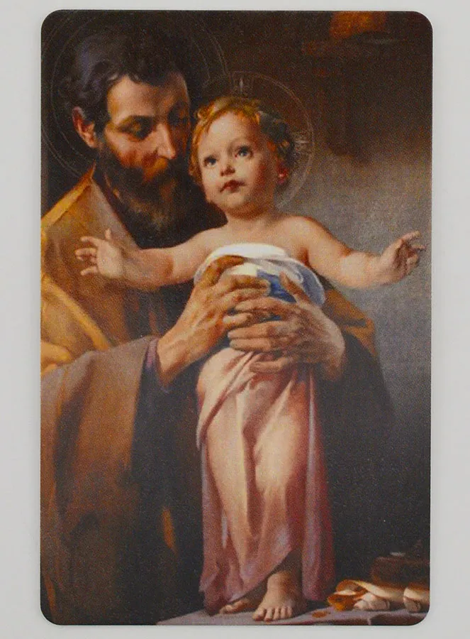 10 Stück Gebetskarten Hl Joseph (in Französisch) (pic 3)