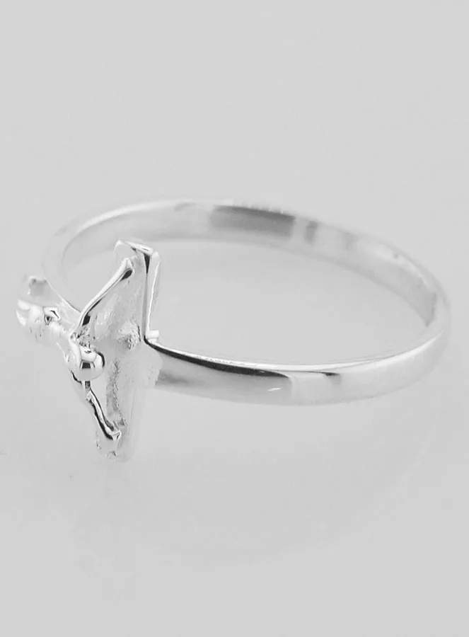 Ring Kreuz Jesus 925 Sterling Silber - Grösse 60 (pic 3)