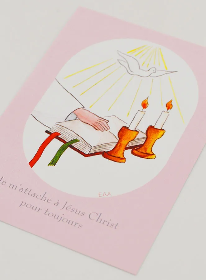 Firmungskarte Mädchen - Ich bin mit Jesus Verbunden (pic 4)
