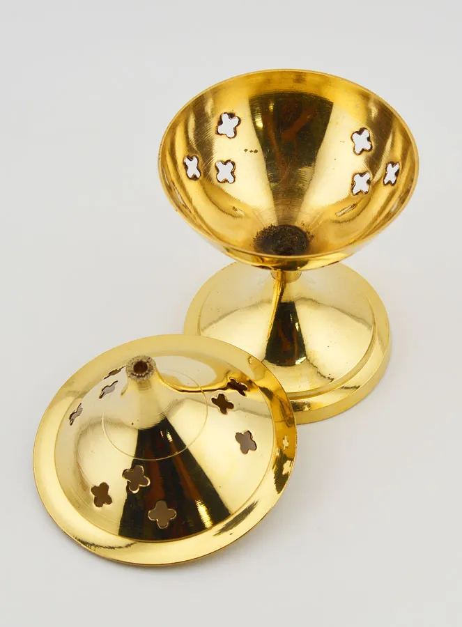 Räuchergefäss mit Fuss - 13 cm (pic 4)