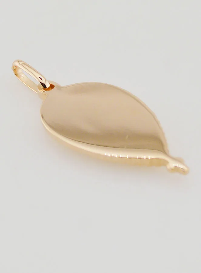 Tropfen-Medaille Muttergottes von Lourdes - Vergoldet (pic 4)