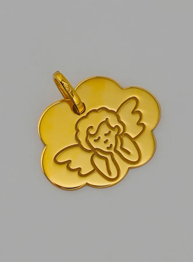 Anhänger Schutzengel - Wolke aus 375 Gold (pic 2)