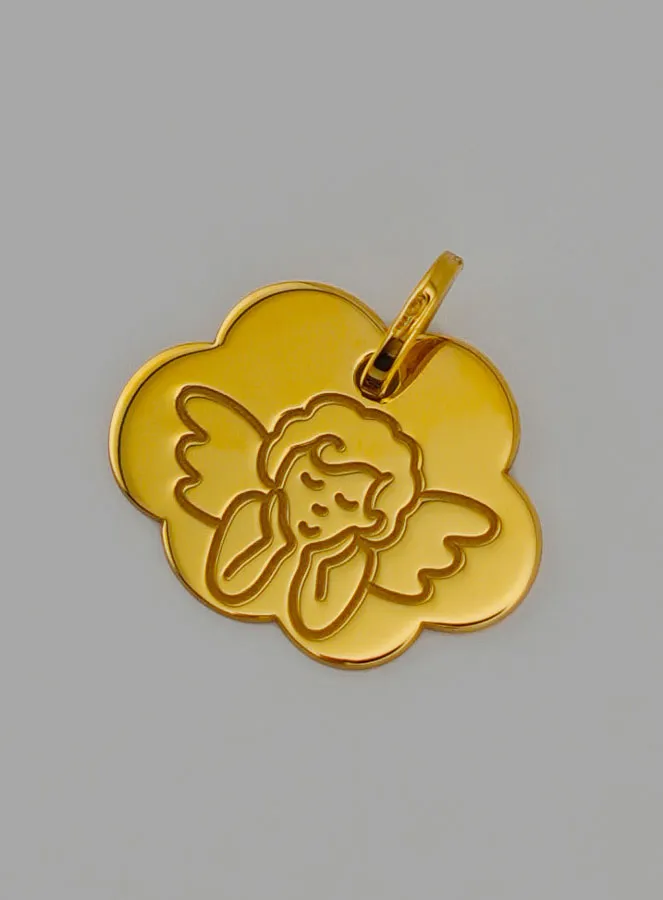 Anhänger Schutzengel - Wolke aus 375 Gold (pic 3)