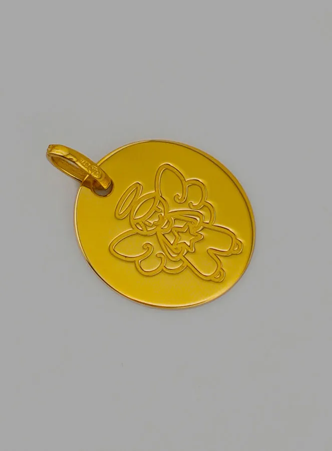 Anhänger Schutzengel für Jungen aus 375 Gold (pic 2)