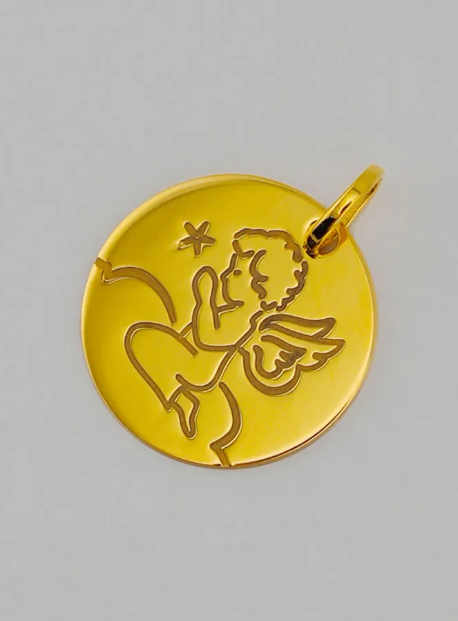 Anhänger Schutzengel Betend aus 375 Gold (pic 3)
