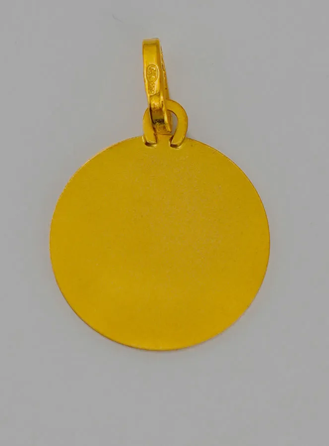 Anhänger Gottesmutter mit Schleier Profil aus Gold (pic 4)
