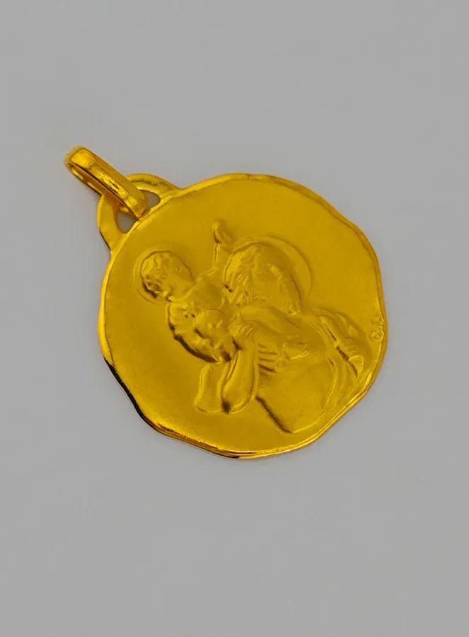 Anhänger Hl. Christophorus aus Gold (pic 2)