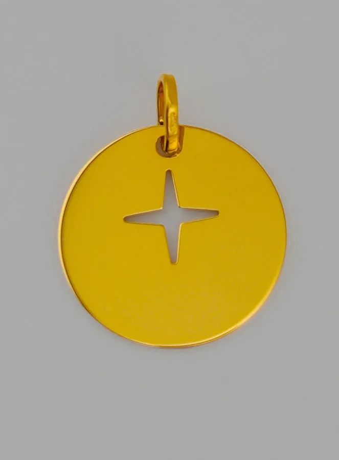 Anhänger Kreuz Jesu Filigrane aus Gold (pic 4)