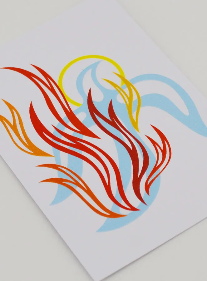 Karte zur Firmung - Taube Hl Geist Feuer (pic 3)