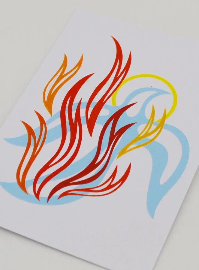 Karte zur Firmung - Taube Hl Geist Feuer (pic 4)