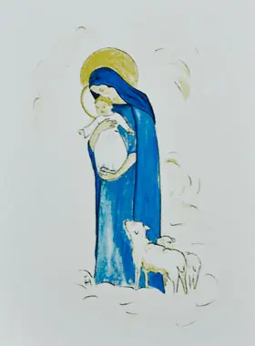 Bild zur Taufe - Gottesmutter mit Kind (pic 1)