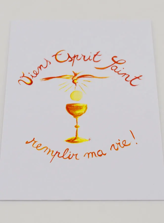 Kommunionkarte - Komm, Heiliger Geist (pic 2)