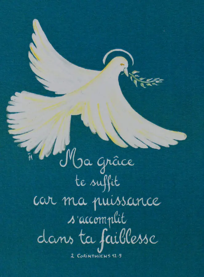 Firmungskarte - Meine Gnade genügt dir (pic 1)