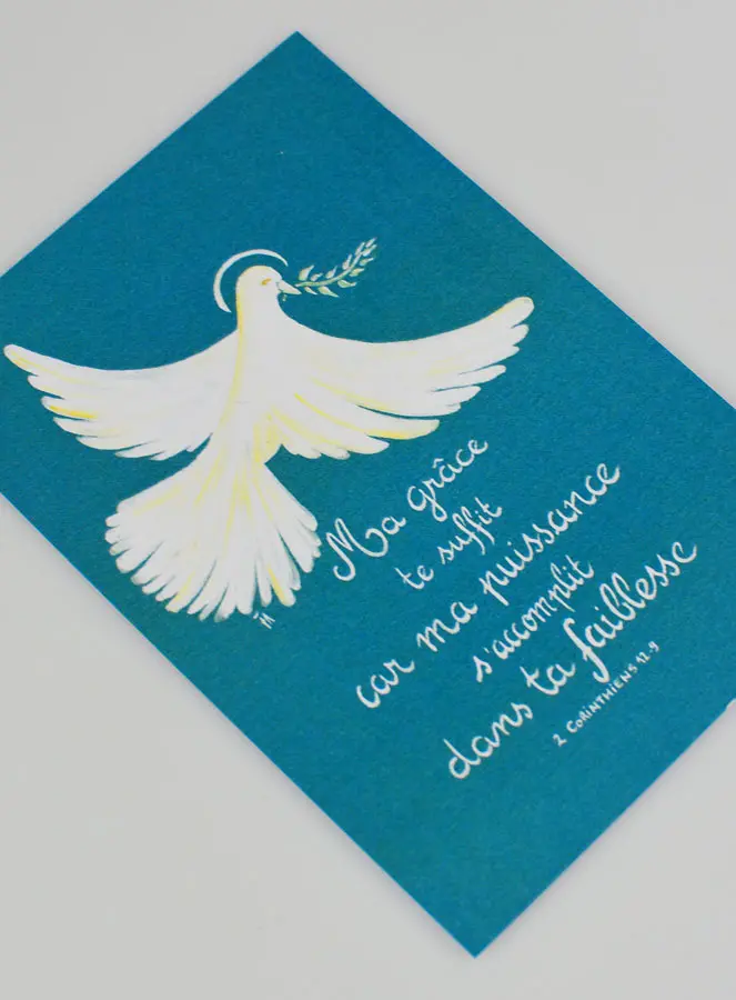 Firmungskarte - Meine Gnade genügt dir (pic 3)