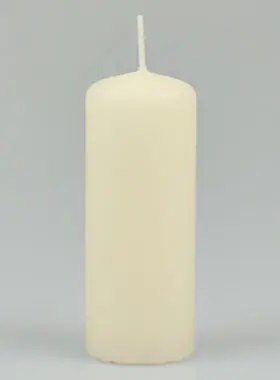 Stumpenkerze - Farbe Wollweiß (pic 1)