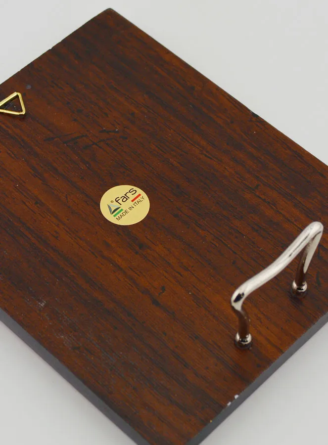 Byzantinische Ikone Hl Antonius von Padua Handgefertigt - 13 cm (pic 4)