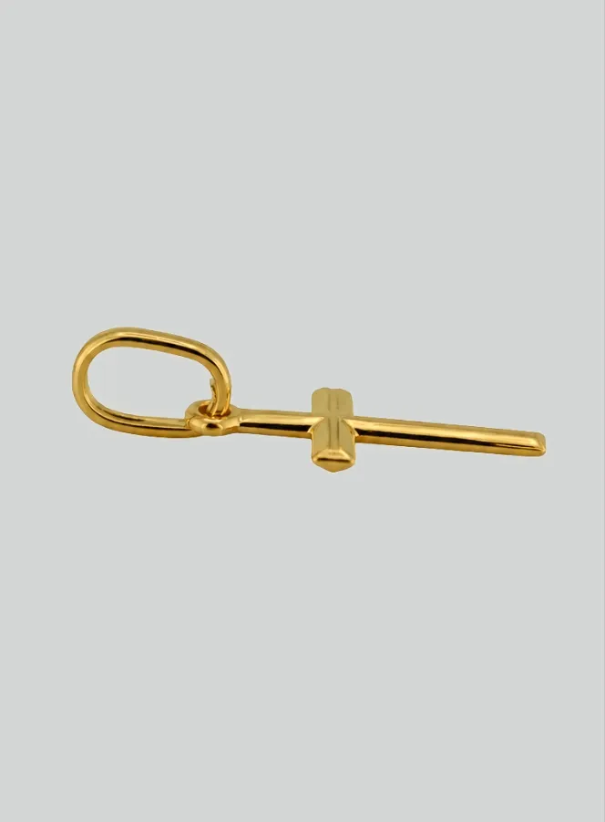 Anhänger Kleines Kreuz aus 9Kt Gelbgold (pic 4)