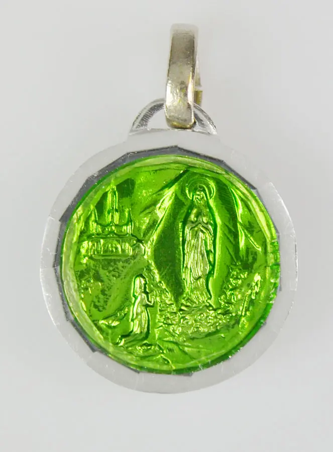 Anhänger Medaille von Lourdes Grün & Lourdes-Wasser (pic 2)