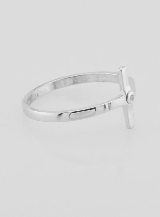 Ring Kreuz Christi 925er Sterling Silber - Grösse 56 (pic 3)