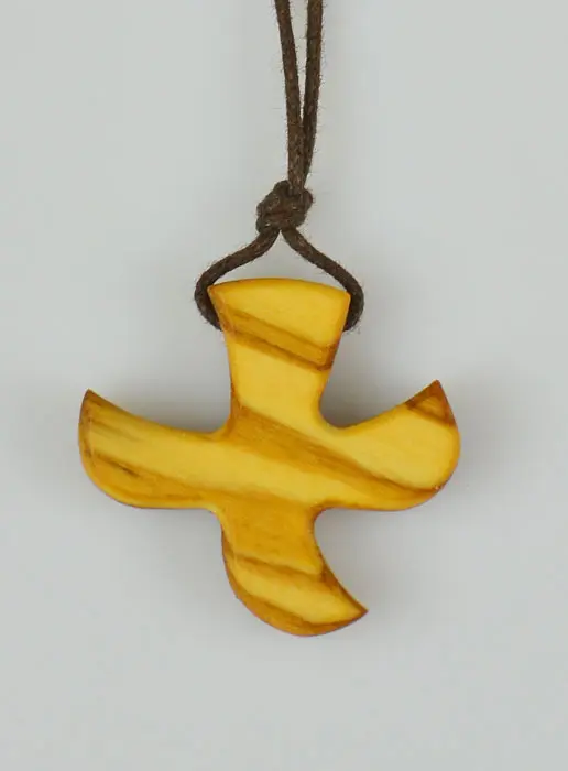 Kreuz von Taizé aus Oliven-Holz (pic 2)