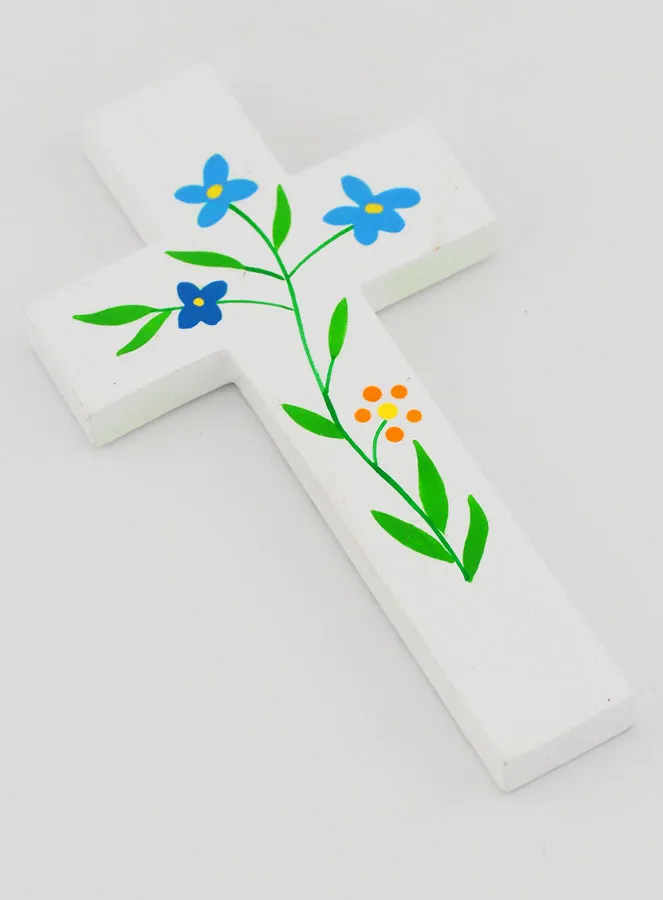 Kinder-Kreuz aus Holz - Feldblumen (pic 3)